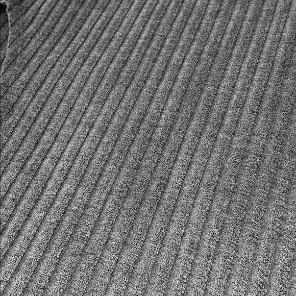 Express Charcoal Ribbed Knit Top - Picture 5 of 5